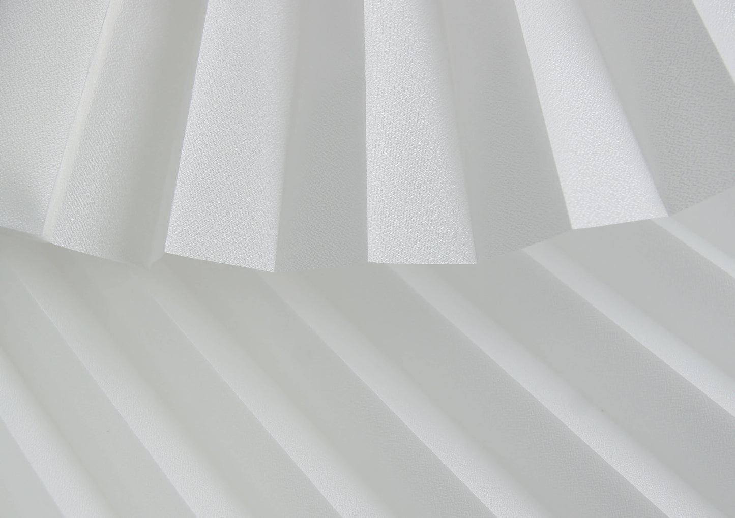 Plissee Opal Gloss Schneeweiß P101