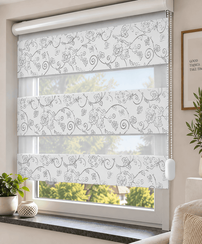 Doppelrollo Jacquard