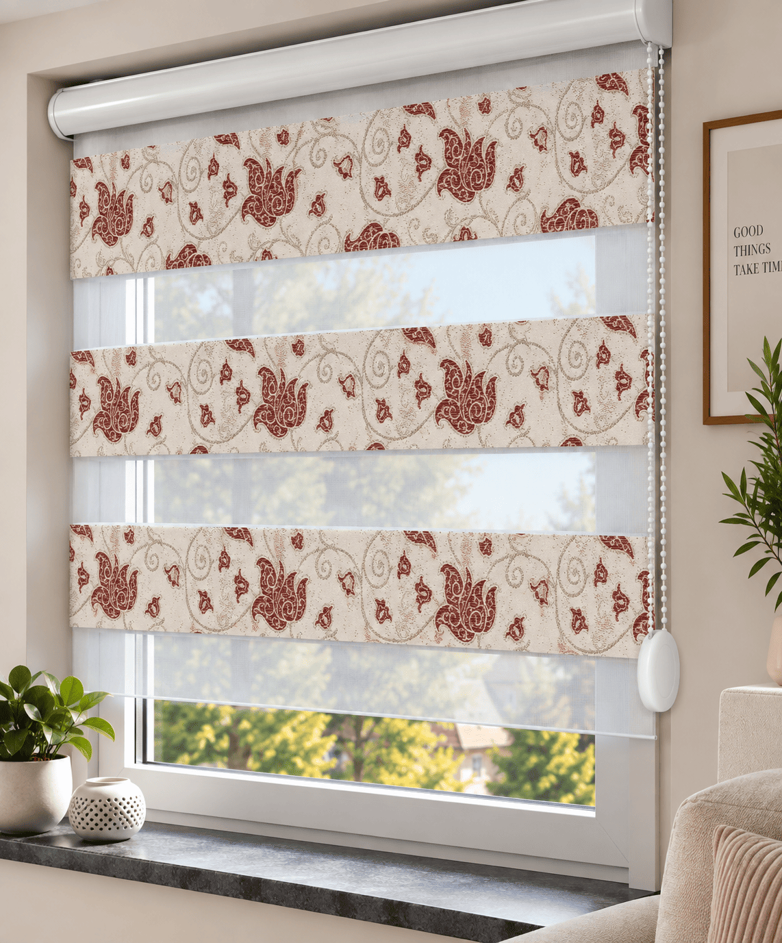 Doppelrollo Jacquard