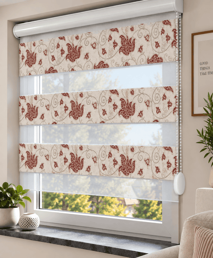 Doppelrollo Jacquard