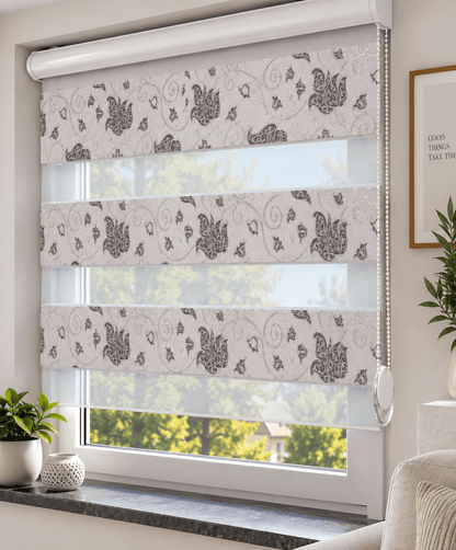 Doppelrollo Jacquard