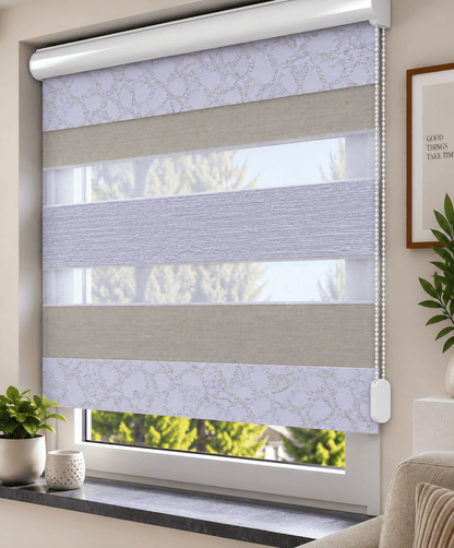 Doppelrollo Jacquard