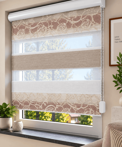 Doppelrollo Jacquard