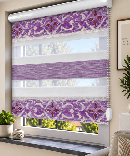 Doppelrollo Jacquard