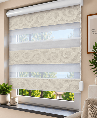 Doppelrollo Jacquard