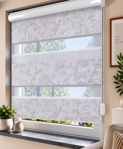 Doppelrollo Jacquard